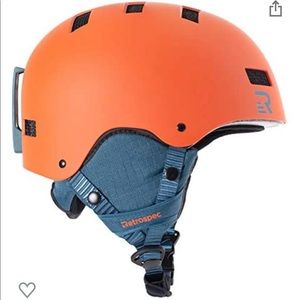 Helmet-Retrospec Burnt Orange ski/snowboard adjustable helmet.  NWOT